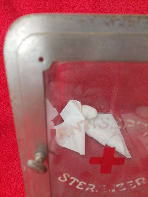 Vintage Barber Shop Sterilizer Cabinet