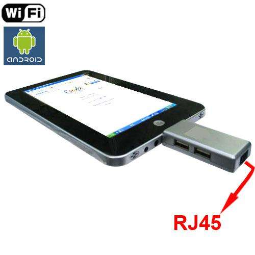 ON SALE -PC Tablet 7" WIFI Google Android 1.6 2x USB  with External Network Card