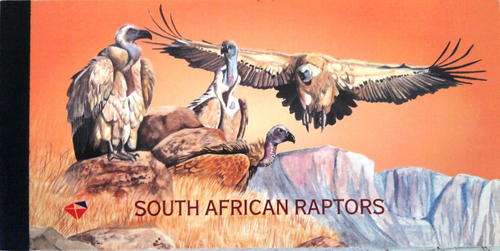 Souvenir booklet series no.4 - South African raptors - 1997 STAMPS & POSTCARDS BOOKLET