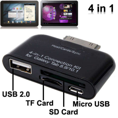 4 in 1 Connection Kit for Samsung Galaxy Tab