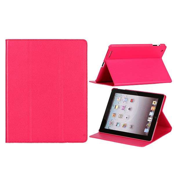 Elegant Style Stand Case for The iPad 2 - Pink