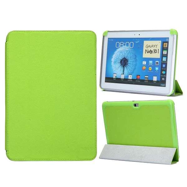 4 Panel Folding Case for Samsung Galaxy Note 10.1 N8000 - Green