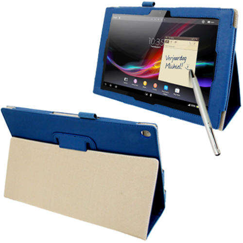 Sony Xperia Tablet Z Folding Case Cover - BLUE