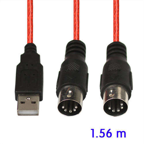 USB MIDI Cable for Keyboard Piano Audio Record Device