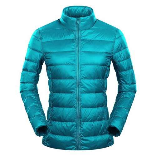 Ladies Standard Ultra Light Down Jacket - Peacock Blue - 2XL