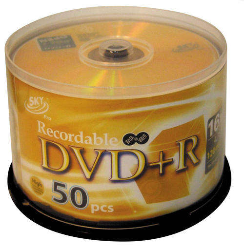 SkyPRO DVD+R Printable - 50 Spindle