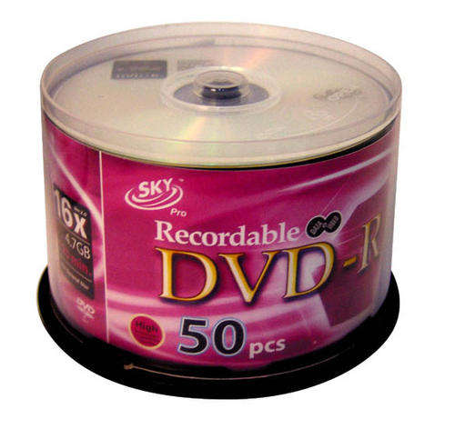 SkyPRO DVD-R Printable - 50 Spindle