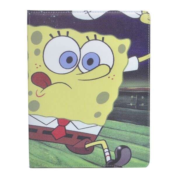 Cute Cartoon Leather Case Cover Stand for iPad 2