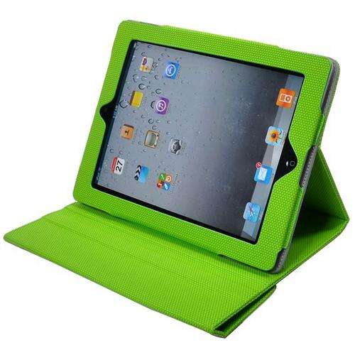 Stylish Magnetic Cover Stand Case for iPad 2 (Green)
