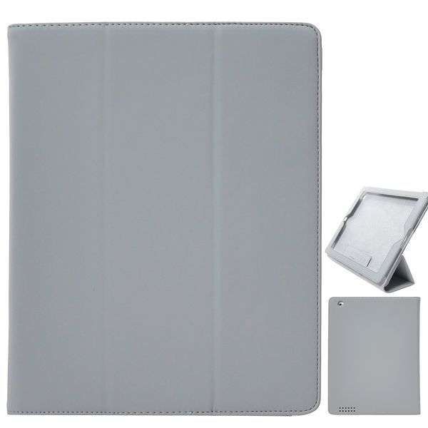 Equisite PU Leather case for iPad 2 - Grey