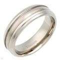 High Quality Brand New Gentlemens Band Comfort fit Ring Made in Titanium- Size 10