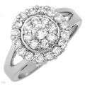 Nice Brand New Ring With 2.50ctw Cubic zirconia Beautifully Designed in 925 Sterling silver- Size 8