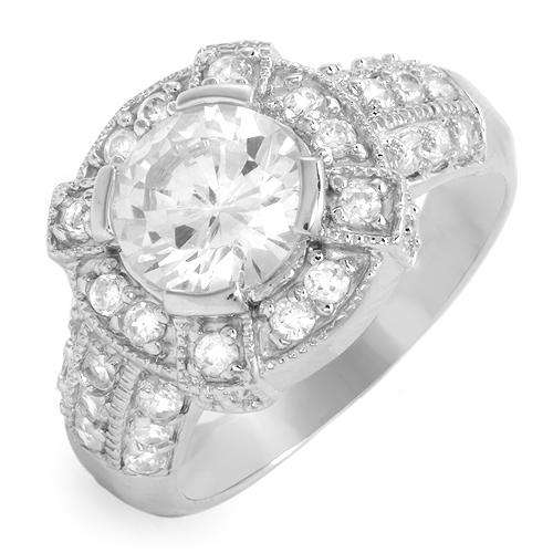 **R2450.00** Superb Ring With 5.30ctw Cubic zirconia Crafted in 925 Sterling silver. Size 7.