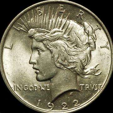 1922 Peace Dollar