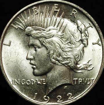 1922 Peace Dollar