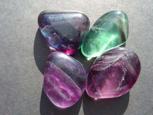 4 X Flourite Tumbled