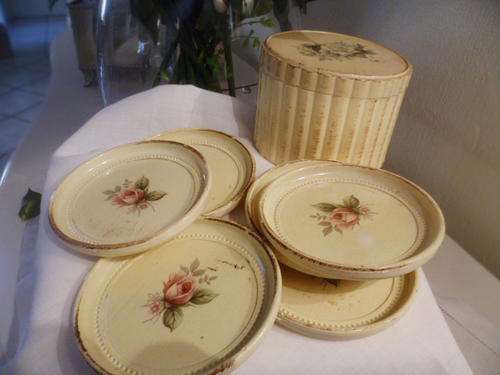 Set of 6  'ELANCHE PORTE' Made in Italy" Coasters