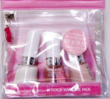 Revlon french manicure kit including top coat
