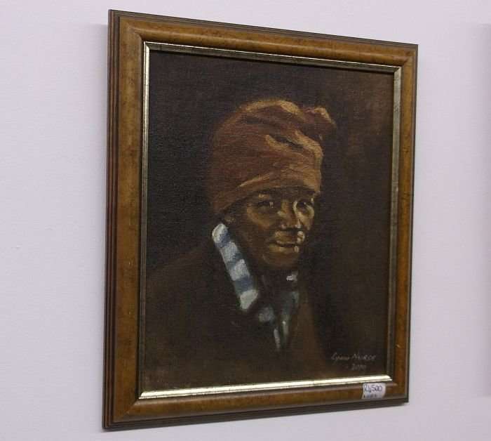 AN AWESOME ORIGINAL OIL ON BOARD BY KNOWN SA ARTIST LYNN NURSE....GOOD VALUE !!!