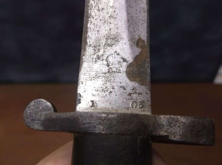 AN OLD BAYONET