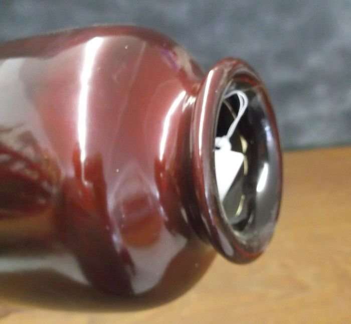 AN EXCEPTIONALLY RARE OLD JAPANESE VASE WITH LACQUER AND MOTHER OF PEARL INLAY