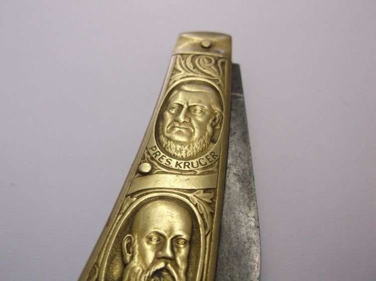 WOW !!!! PRES..KRUGER..STEYN..SWART..VERWOERD...AFRICANA POCKET KNIFE BY CARL SCHLIEPER