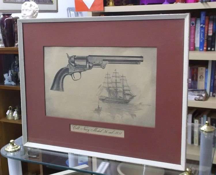 A COOL OLD PRINT FOR THE GUN LOVER