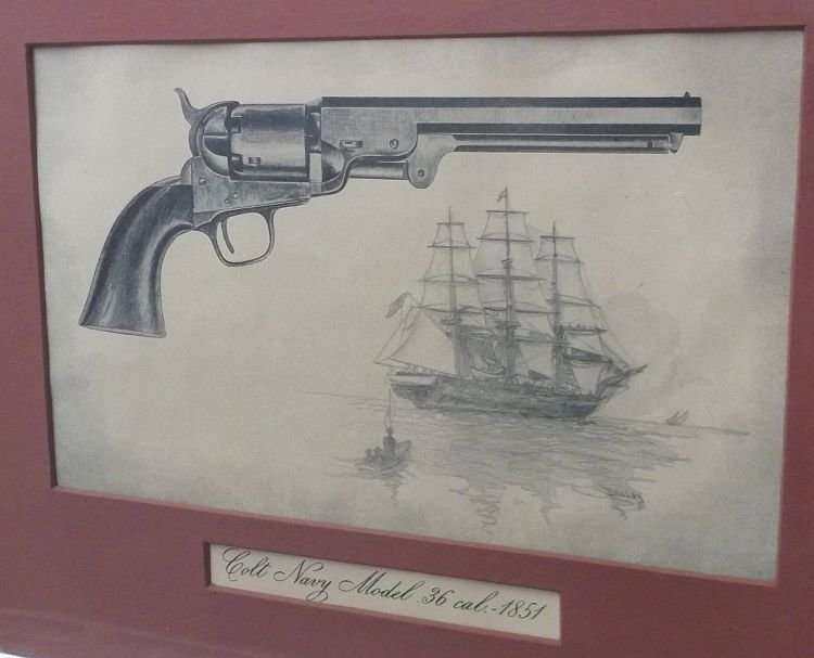 A COOL OLD PRINT FOR THE GUN LOVER