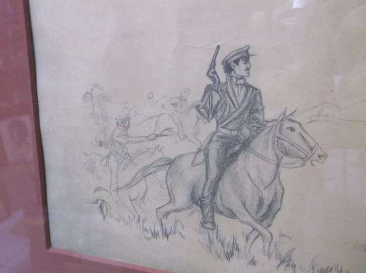 A TOTALLY COOL VINTAGE PRINT FOR THE GUN LOVER - COLT WALKER MODEL .44 CAL