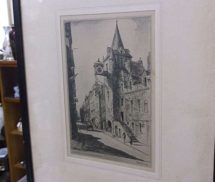 AN OLD ETCHING