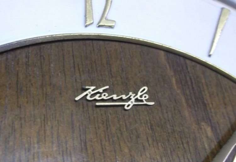 STUNNING RARE ART DECO KIENZLE GERMANY WIND UP CHIME WALL CLOCK  - WORKS !!