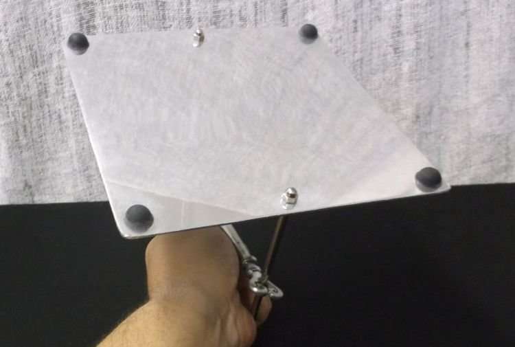 A SUPERB DESIGNER NAPKIN HOLDER BY WELL KNOWN CARROL BOYES ....GREAT LOOK !!