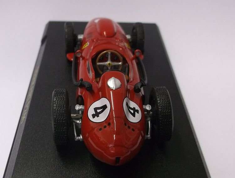 A BEAUTIFULLY DETAILED DIE CAST METAL MODEL OF THE FERRARI F246 ...WITH DISPLAY BASE...WOW !!!