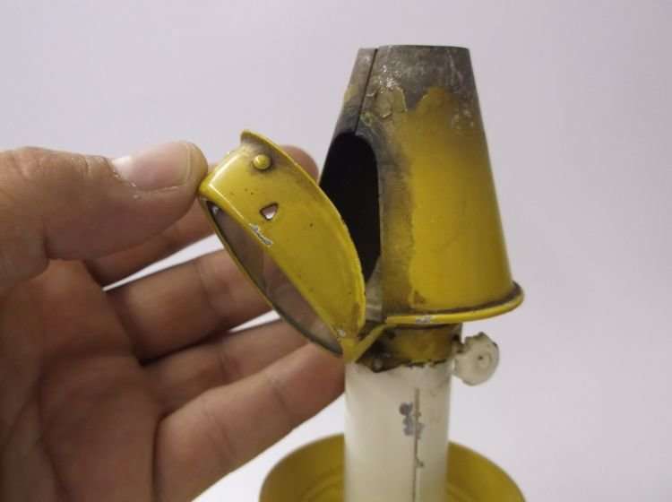 ALERT !!! ALERT !!! AN EXTREMELY RARE ALADDINETTE "EVERLASTING CANDLE" PARAFFIN LAMP !!! WOOOOW !!!