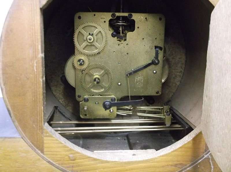 AN ART DECO STYLE CLOCK BY VIKING - NEEDS TLC / SERVICE