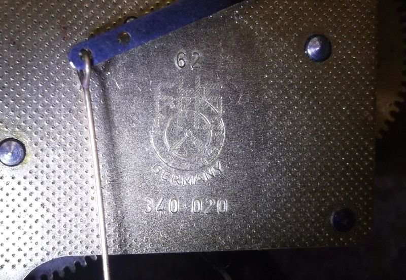 AN ART DECO STYLE CLOCK BY VIKING - NEEDS TLC / SERVICE