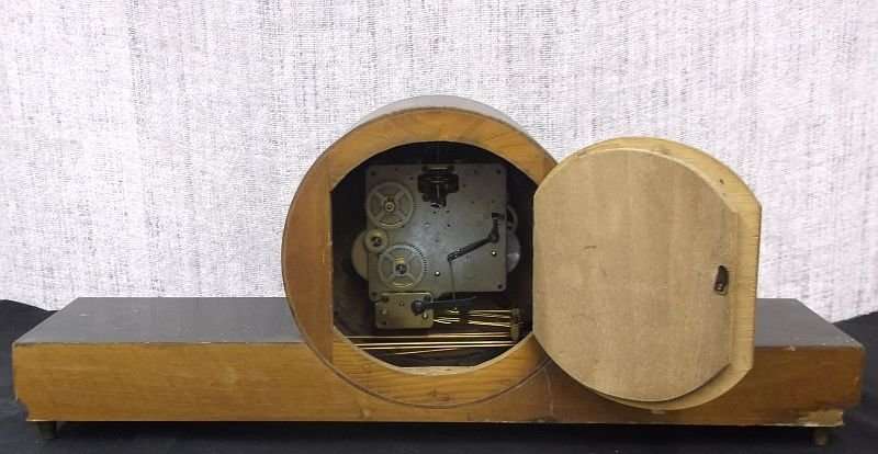 AN ART DECO STYLE CLOCK BY VIKING - NEEDS TLC / SERVICE