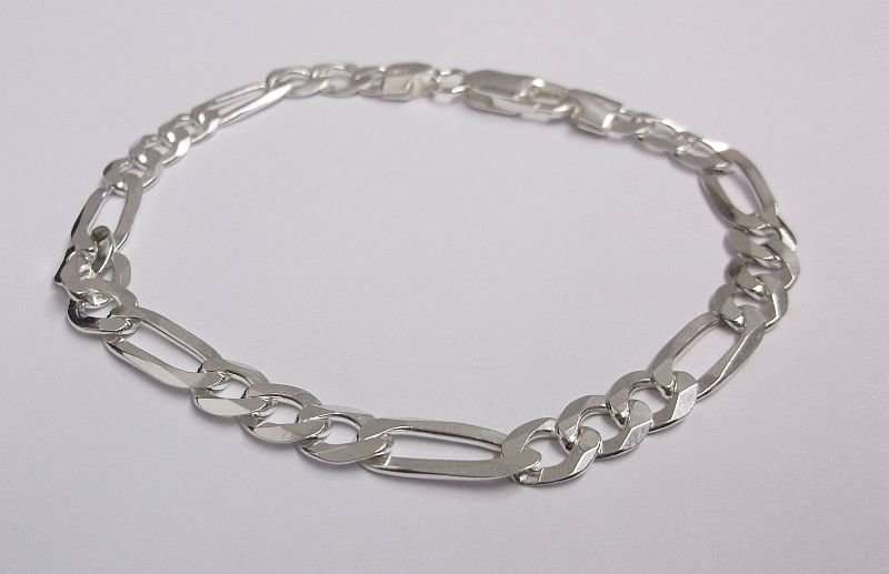 WOW !!! A GREAT QUALITY WIDE AND BOLD SOLID STERLING SILVER BRACELET....STARTING AT R1