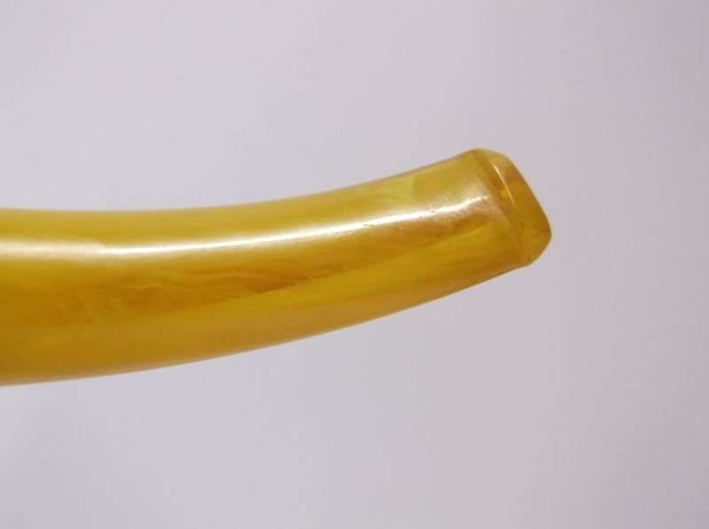 A MARVELOUS VINTAGE MEERSCHAUM PIPE WITH BOWL IN THE SHAPE OF A TURKS HEAD ...AMBER COLOR STEM