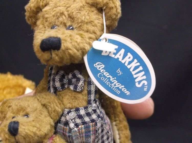 A CUTE LITTLE COLLECTION OF TINY TEDDY BEARS AND ONE TINY RABBIT BY RUSS AND MORE .....