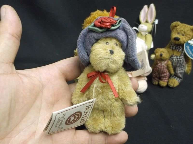 A CUTE LITTLE COLLECTION OF TINY TEDDY BEARS AND ONE TINY RABBIT BY RUSS AND MORE .....
