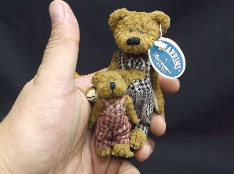 A CUTE LITTLE COLLECTION OF TINY TEDDY BEARS AND ONE TINY RABBIT BY RUSS AND MORE .....