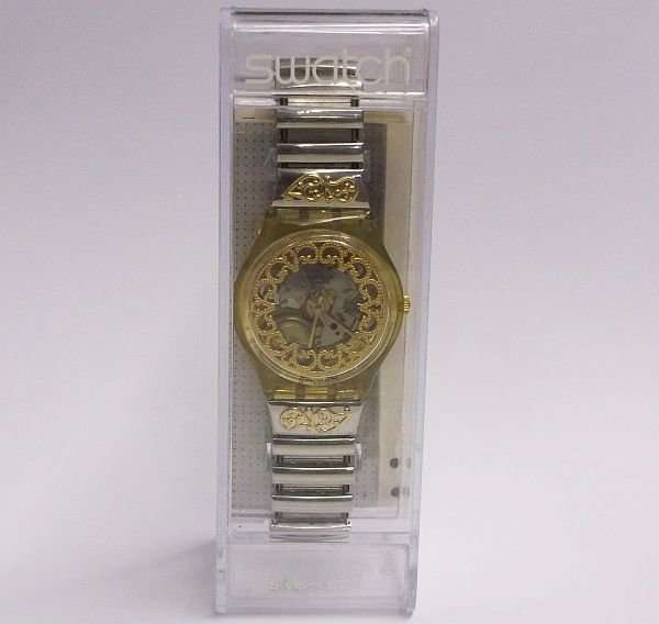 A TOTALLY AWESOME VINTAGE SWATCH WATCH IN ITS ORIGINAL CASE WITH MANUAL MADE IN 1991 ...$80 VALUE