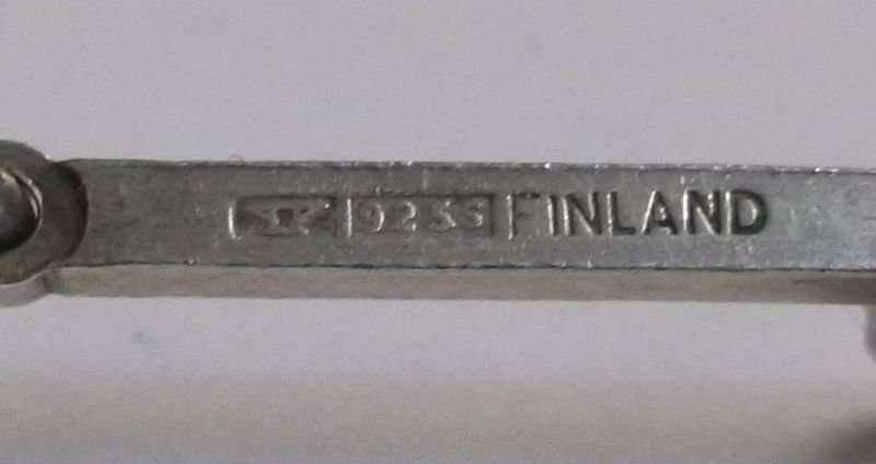 A RARE SOLID EXTRA EXTRA EXTRA LONG STERLING SILVER NECKLACE BY FINNISH DESIGNER ELIS KAUPPI ....WOW