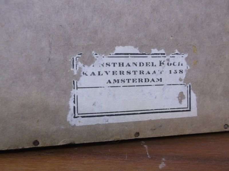 A RARE VINTAGE SIGNED ETCHING BY WELL KNOWN ARTIST KARL ALBRECHT BUSCHBAUM