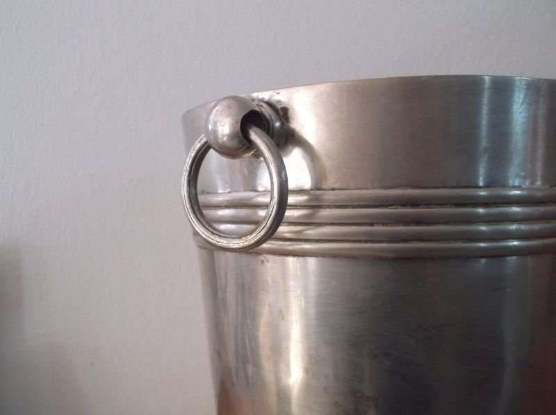 A VERY GRAND ART DECO PERIOD ICE BUCKET BY FRENCH METALWORK FIRM CHRISTOFLE ...US $550 VALUE