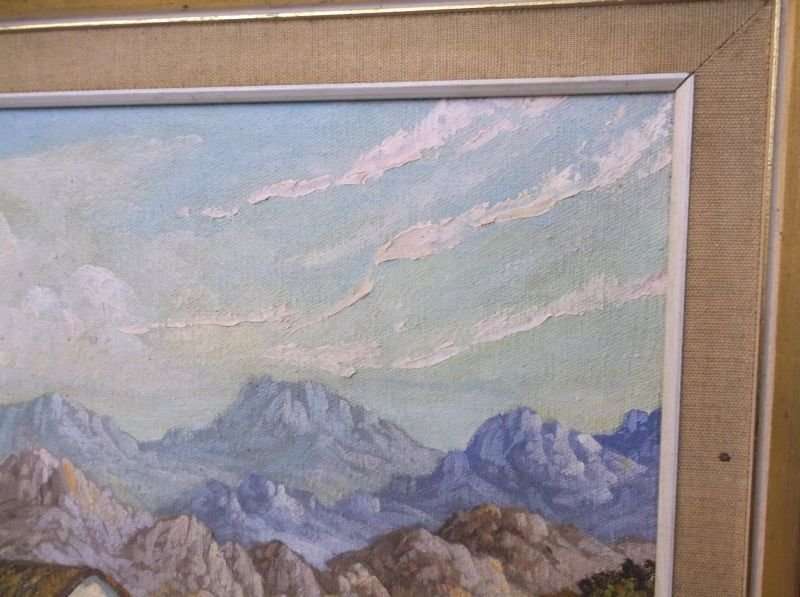 A BRILLIANT SOUTH AFRICAN FARM STYLE ORIGINAL OIL ON BOARD BY D.R GOODWIN DATED 1963...WOW !!!