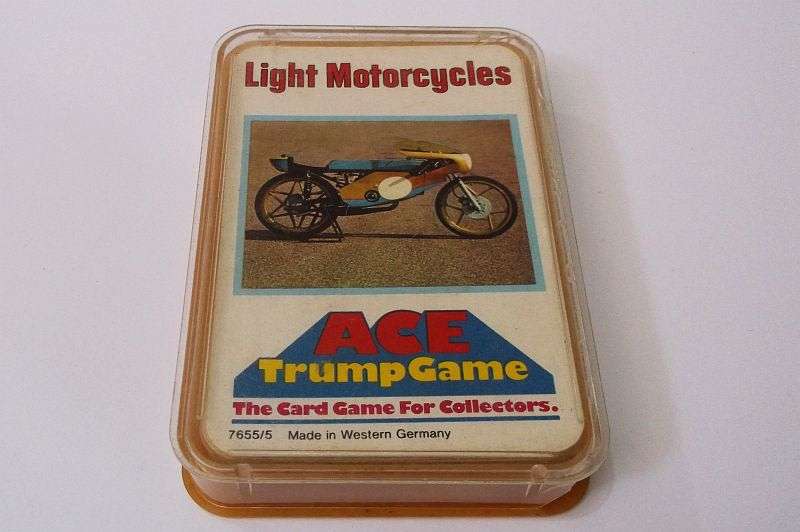 ABSOLUTELY RARE AND AWESOME !! TRUMPS !!...........LIGHT MOTORCYCLES.......WICKED !!!!!!!!
