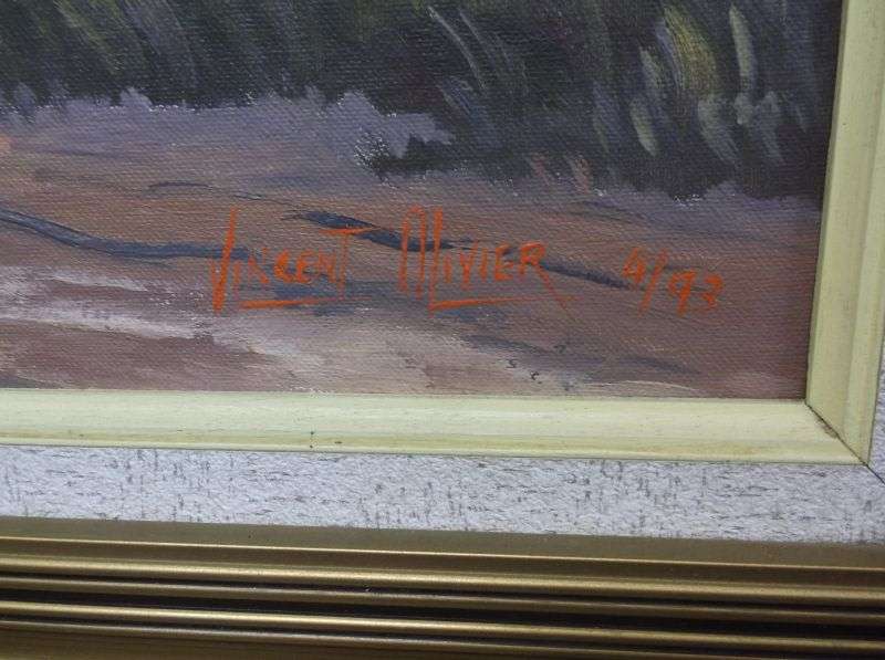WOW !! A BEAUTIFUL ORIGINAL OIL ON BOARD OF A MAGNIFICENT SOUTH AFRICAN LANDSCAPE BY VINCENT OLIVIER