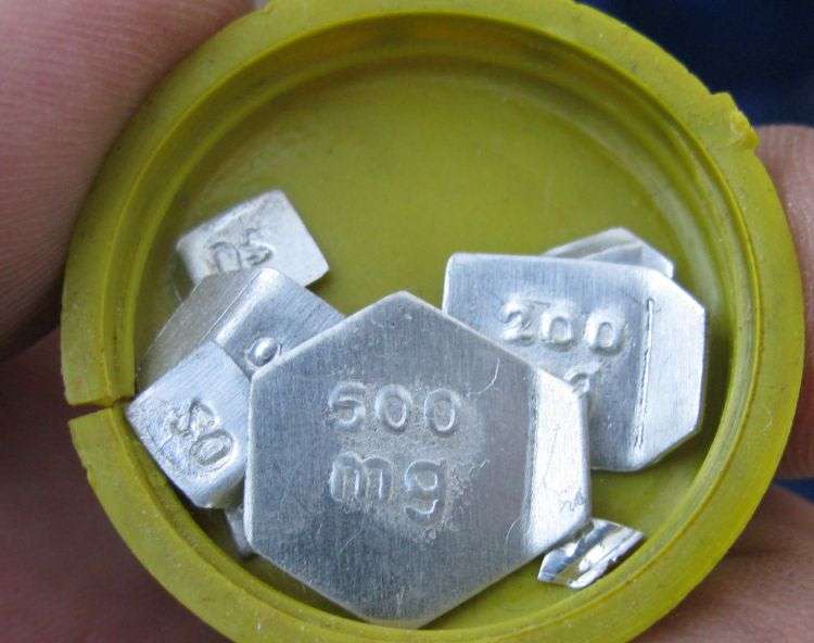 ONE BID FOR BOTH !! A VINTAGE POSTAL SCALE AND A VINTAGE JEWELRY SCALE IN VELVET FEEL CASE ...WOW !!